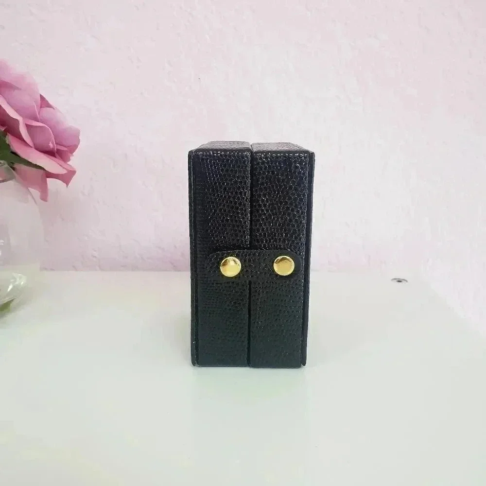 Square Black Mini Jewelry Organizer